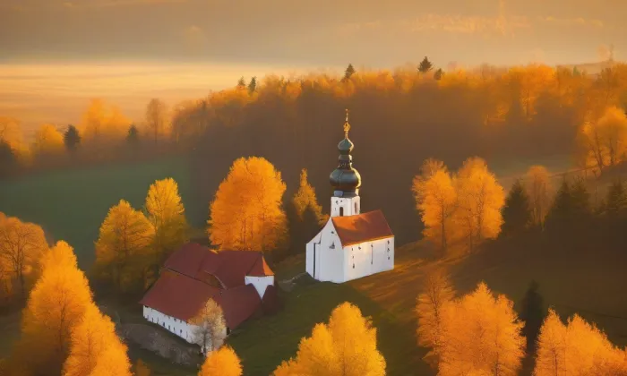 kaple Povýšení svatého Kříže (Přeštice) – summer