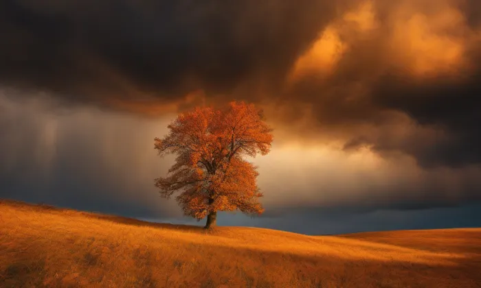 kaple Povýšení svatého Kříže v Jesenném – autumn