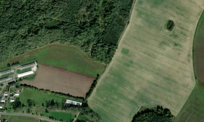 kaple rodu Keil von Eichenthurn – letecký pohled