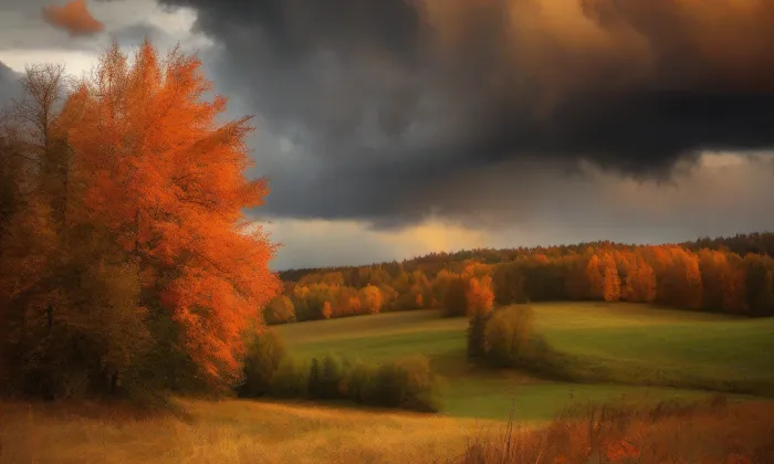 kaple Srdce Ježíšova – autumn