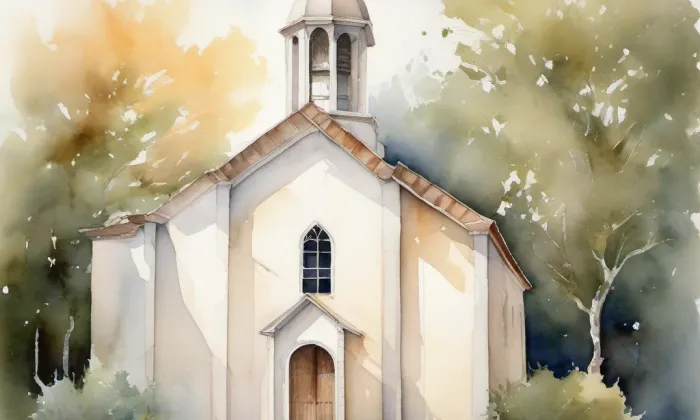 kaple sv. Vladimíra – akvarel