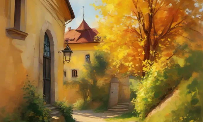 kaple svaté Alžběty Durynské v Dolních Křečanech – summer