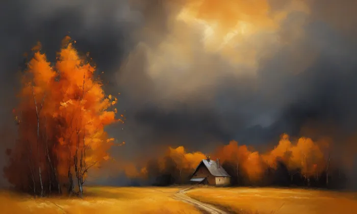 Kaple svaté Anny (Hylváty) – autumn