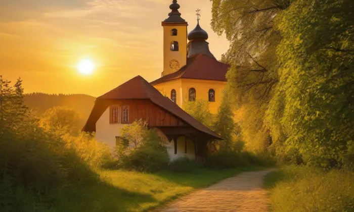 kaple svaté Anny (Lesní Hluboké) – summer