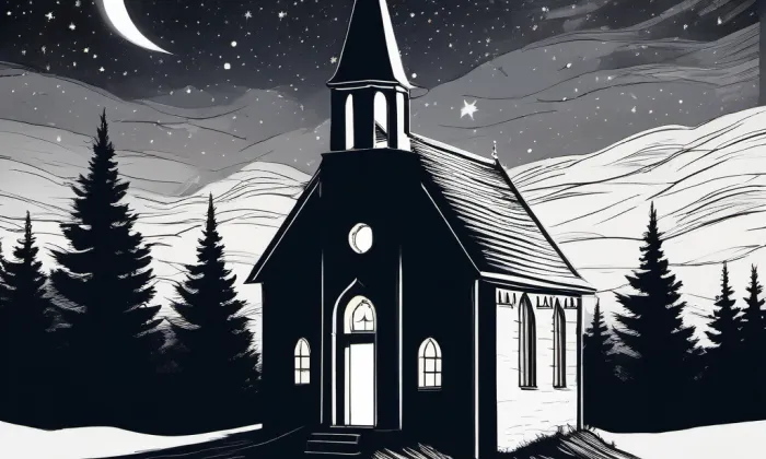 kaple svaté Anny (Lhotka) – noc
