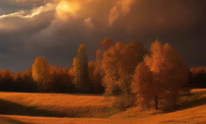 kaple svaté Anny (Panenské Břežany) – autumn