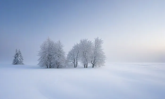 kaple svaté Anny (Panenské Břežany) – winter