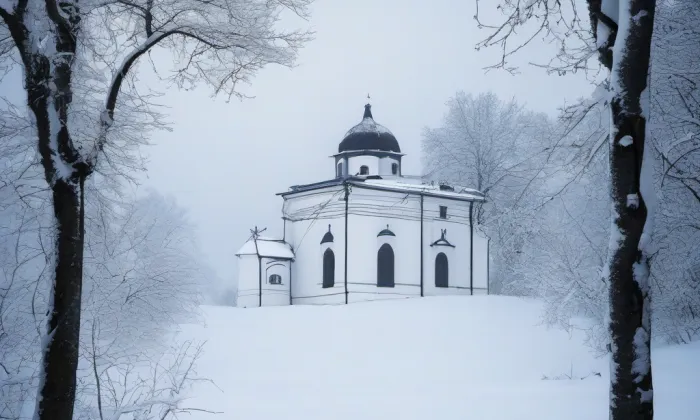 kaple svaté Anny (Prostějov) – winter