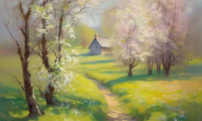 kaple svaté Anny v Uhřicích – spring