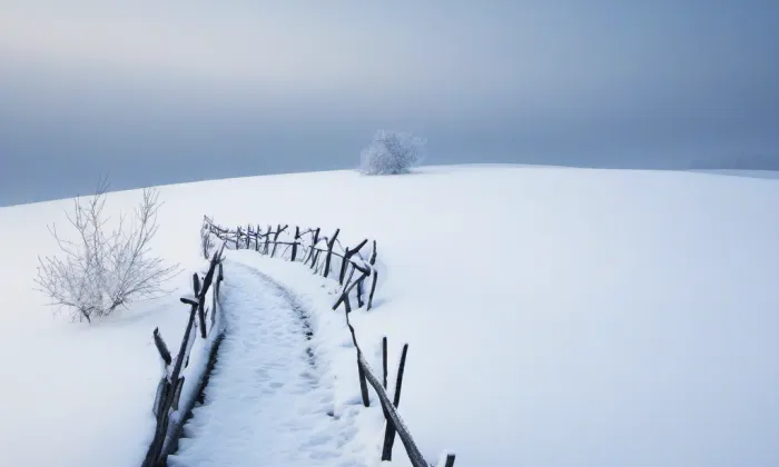 kaple svaté Barbory (Buchlovice) – winter