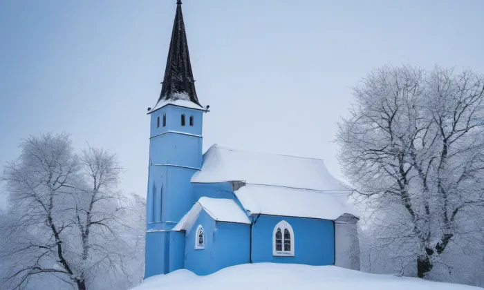 kaple svaté Barbory (Rudice) – winter