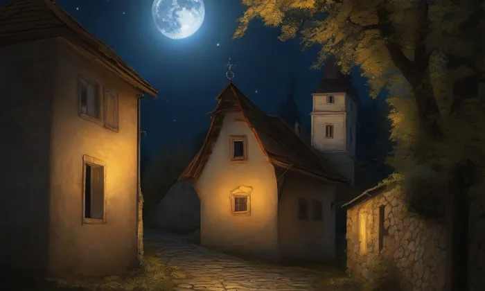 kaple svaté Elišky – noc