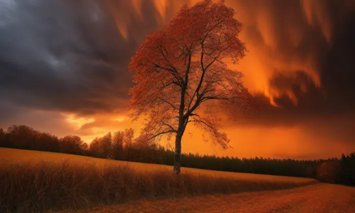 kaple svaté Kateřiny (Dvorce) – autumn