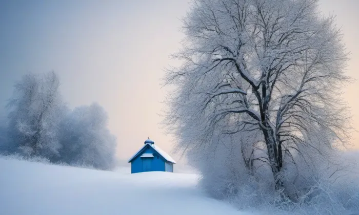 kaple svaté Otýlie – winter