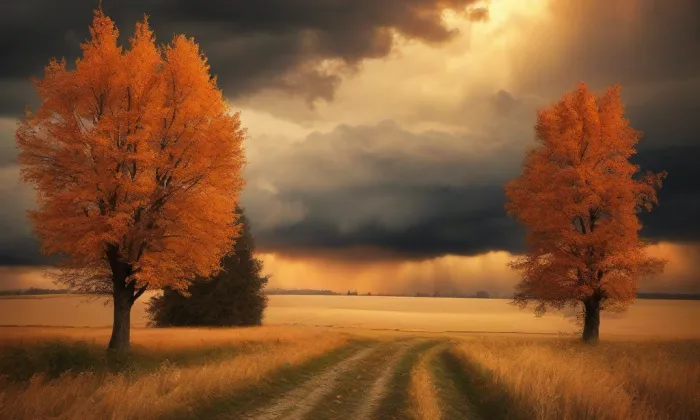 kaple svaté Rozálie (Arnultovice) – autumn