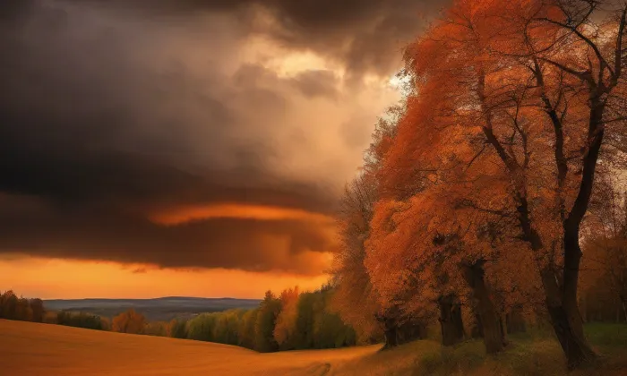 kaple svaté Tekly – autumn