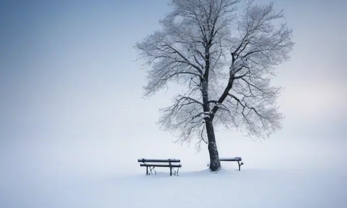 kaple svaté Tekly – winter