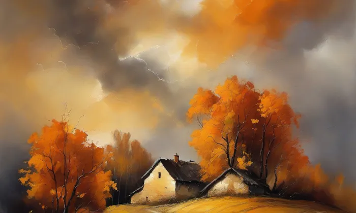 kaple svaté Terezie – autumn