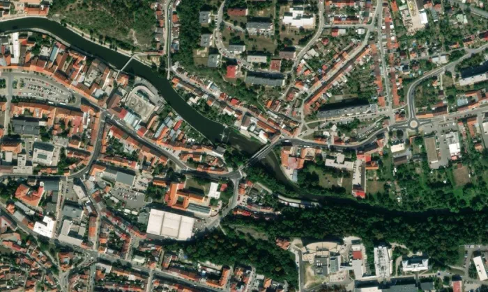 kaple svatých Petra a Pavla (Jejkov) – letecký pohled
