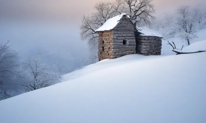 kaple svatých Petra a Pavla (Jejkov) – winter