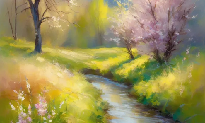 kaple svatého Šebestiána na Svatém kopečku – spring