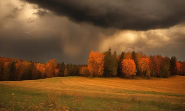 kaple svatého Antonína (Okřešice) – autumn