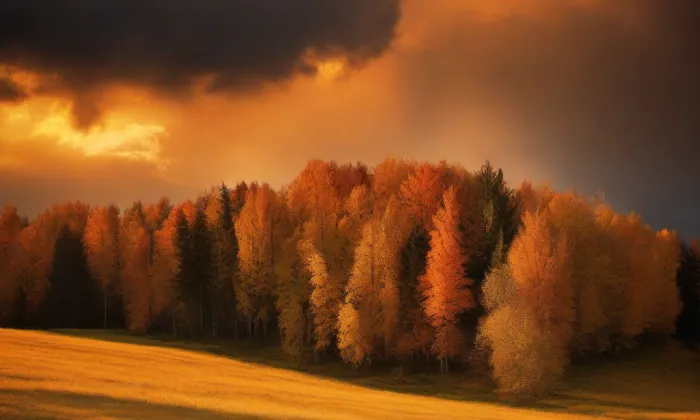 kaple svatého Cyrila a Metoděje (Červený Kostelec) – autumn