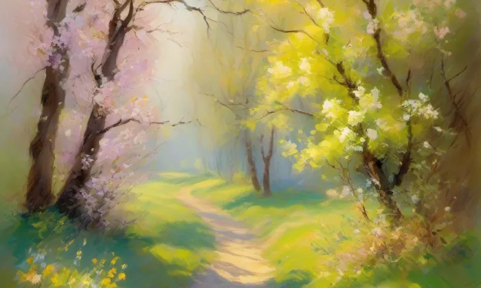 kaple svatého Floriána v Kněževsi – spring
