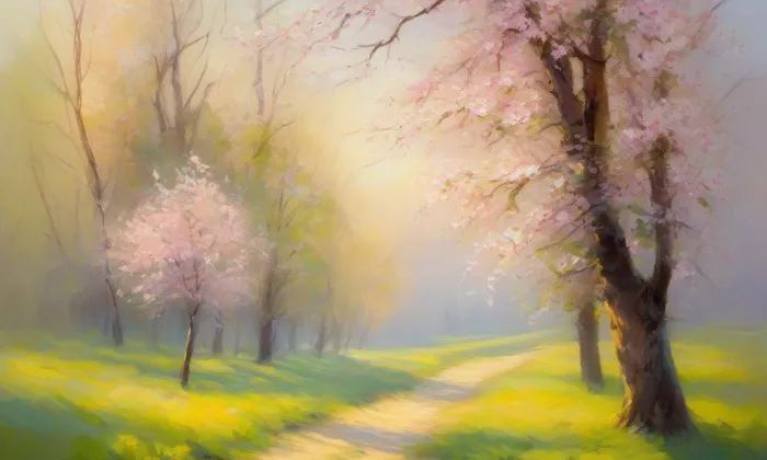 kaple svatého Huberta (Benecko) – spring