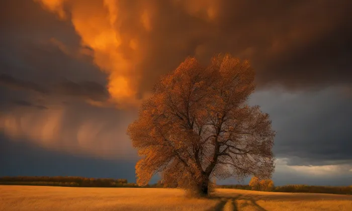 kaple svatého Jana a Pavla (Oploty) – autumn