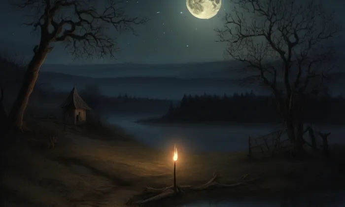 kaple svatého Jana Křtitele (Rožany) – noc