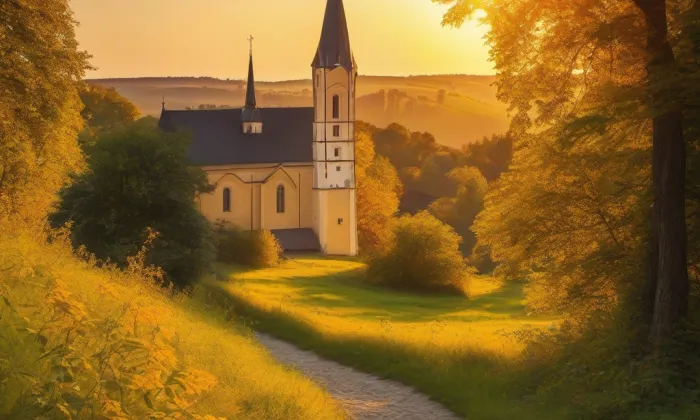 kaple svatého Jana Nepomuckého (Plandry) – summer