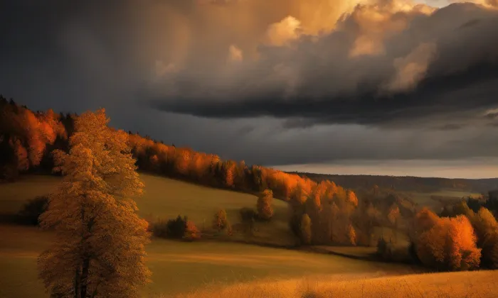 Kaple svatého Jana Nepomuckého (Stáj) – autumn