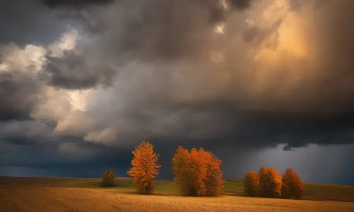 Kaple svatého Jana Nepomuckého (Těchobuz) – autumn