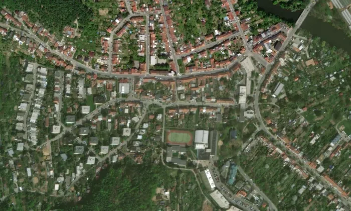 kaple svatého Josefa (Jundrov (Brno-Jundrov)) – letecký pohled