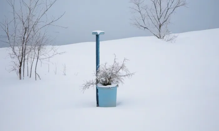 kaple svatého Kříže (Žďár nad Metují) – winter