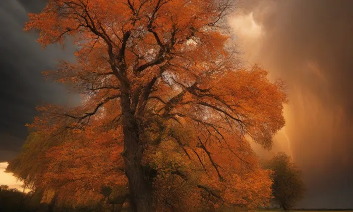 Kaple svatého Michala (Úpice) – autumn