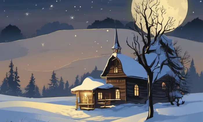 Kaple svatého Mořice – noc