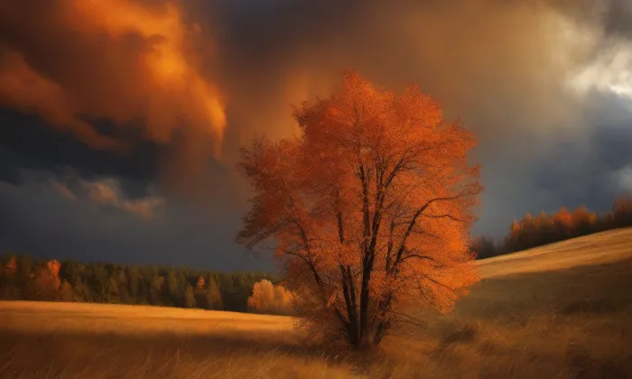 kaple svatého Petra a Pavla (Bílý Kámen) – autumn