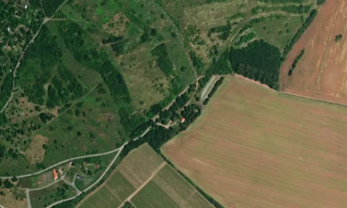 kaple svatého Rocha (Jarošov) – letecký pohled