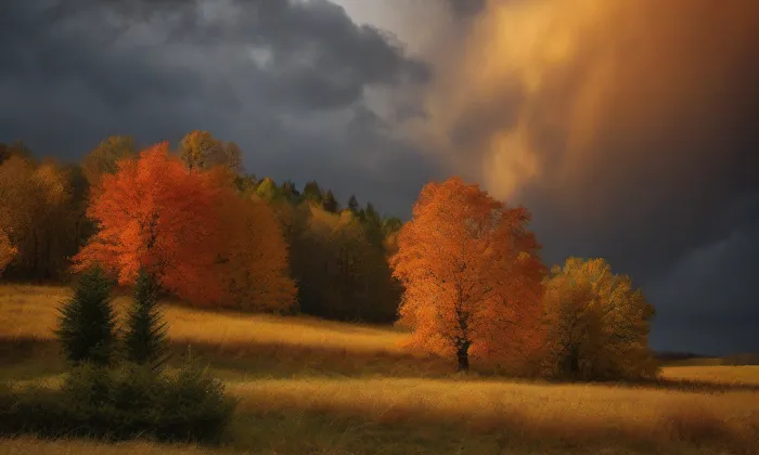 Kaple svatého Václava (Černíky) – autumn