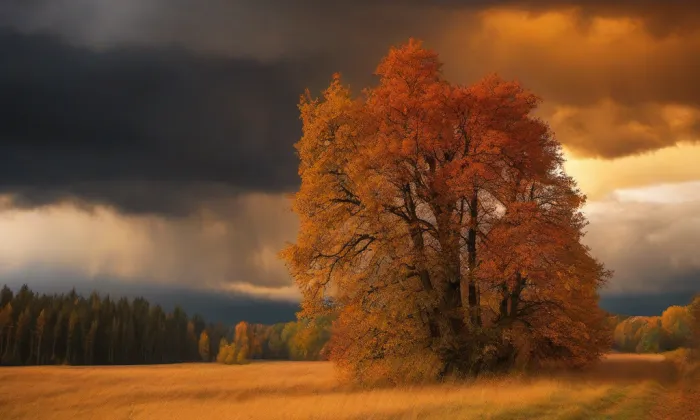kaple svatého Václava (Česká Čermná) – autumn