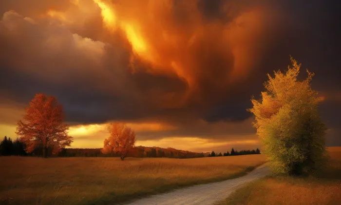 kaple svatého Václava (Keblice) – autumn