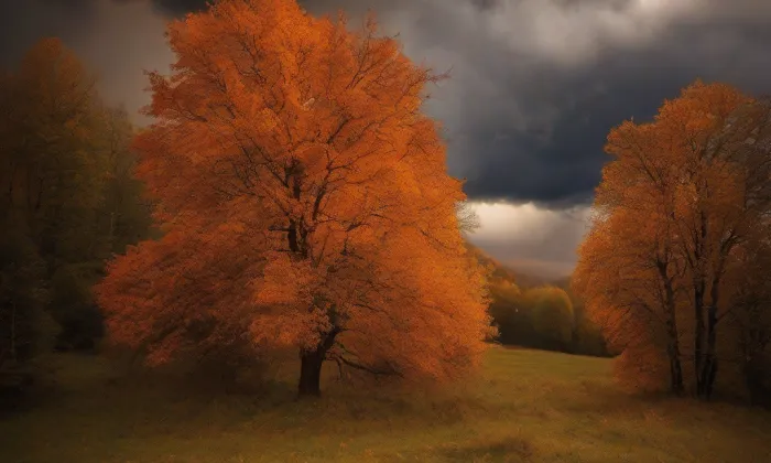 kaple svatého Vendelína (Osek nad Bečvou) – autumn