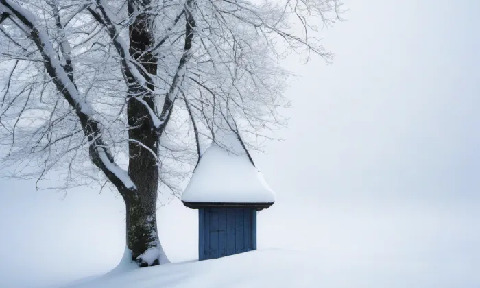 Kaple svatého Vojtěcha (Vrčeň) – winter