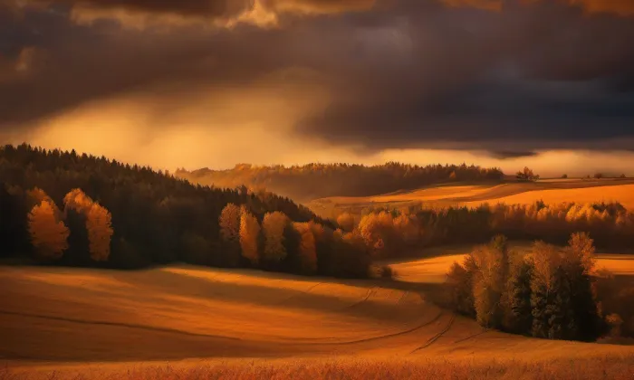 kaple ve Volduchách – autumn