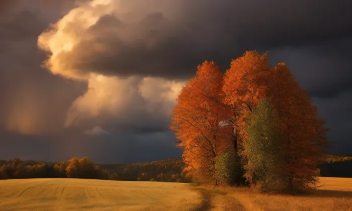kaplička svaté Kateřiny – autumn