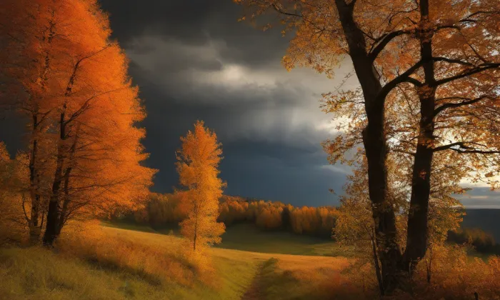 Klášter - prelatura – autumn