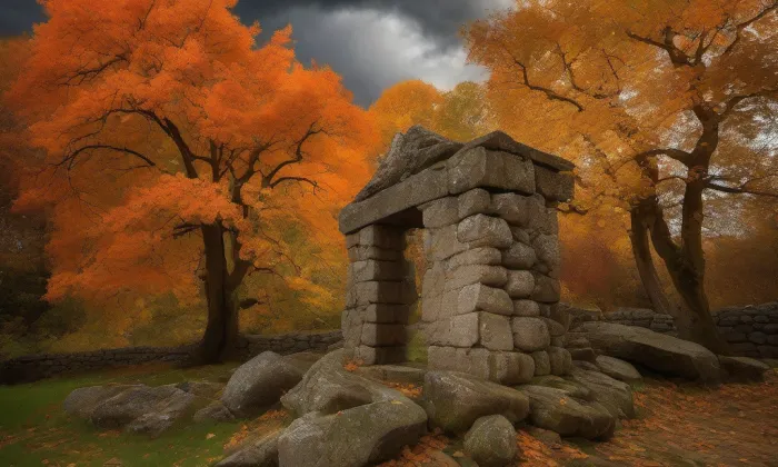 Klášter Hradiště – autumn