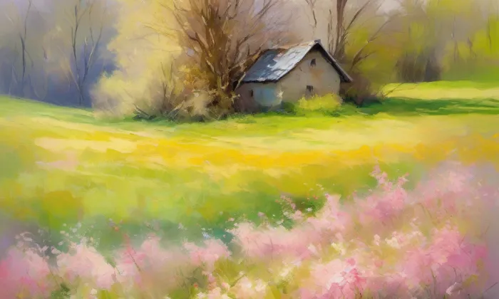 Klášter voršilek v Praze – spring